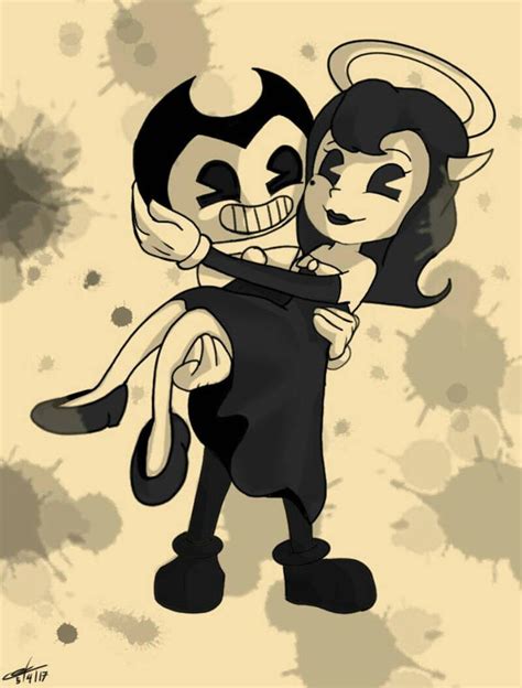 Bendy And Alice By Migzimixtup On Deviantart