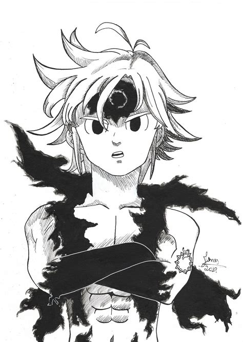 Imagenes De Meliodas Modo Asalto Para Dibujar Izuku Es Hijo Del Demonio