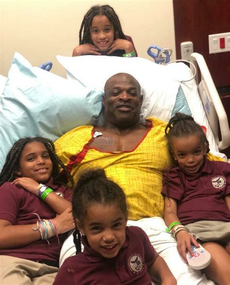 Year Old Bodybuilding Legend Ronnie Coleman Shares Rare Image With His Babes