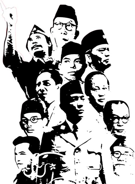 Gambar Kartun Pahlawan Indonesia Png Indonesia Flag Animated Images