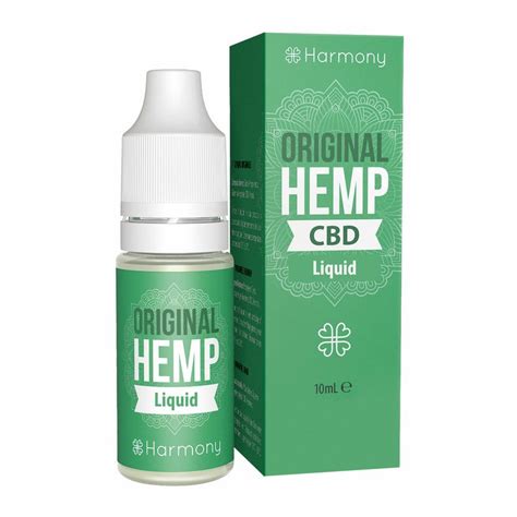 Harmony Cbd Liquid Original Hemp 10ml 30 600 Mg Cbd Canatura