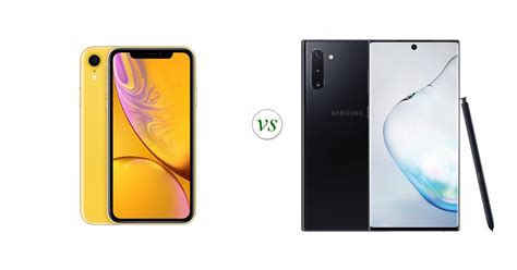 Apple Iphone Xr Vs Samsung Galaxy Note 10 Side By Side Specs Comparison