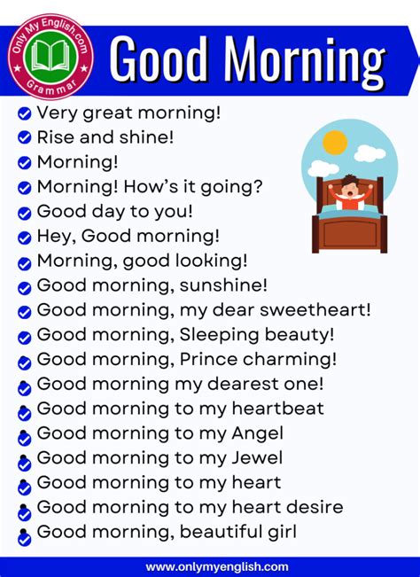 43 Different Ways To Say Good Morning