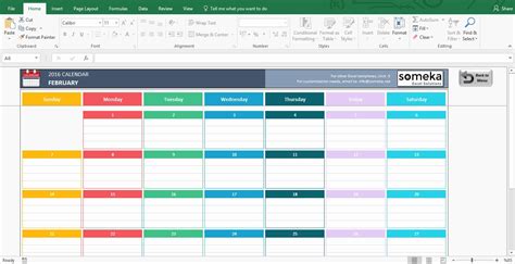 Monthly Calendar Schedule Template Beautiful Excel Calendar Template