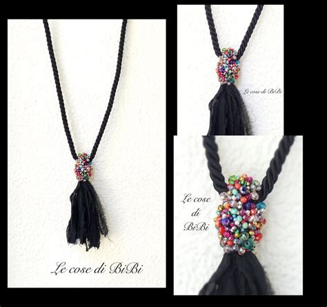 Tassel Necklace Handmade Jewelry Fashion Moda Hand Made Jewlery