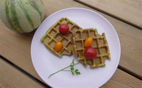 (wafel, belgian waffle, brussels waffle, liege waffle, waffle). Gaufre à la courgette | Bocal Ecolo