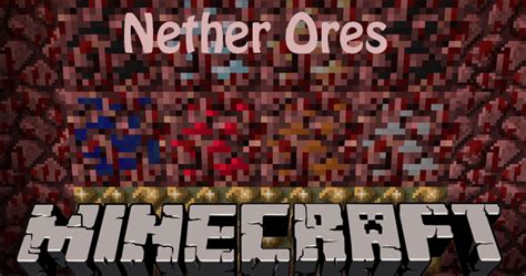 Simples Minecraft Nether Ores Mod 1710 152