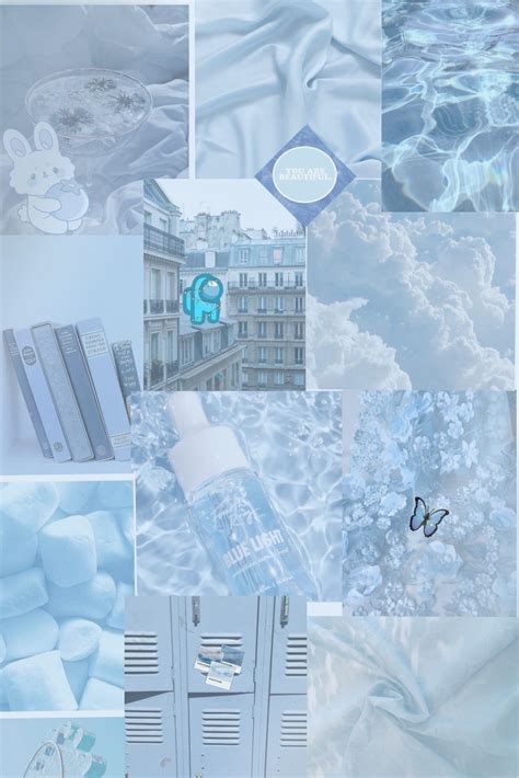 ️🌬️ Aesthetic Baby Blue Background 🌬️ ️ Baby Blue Background Blue