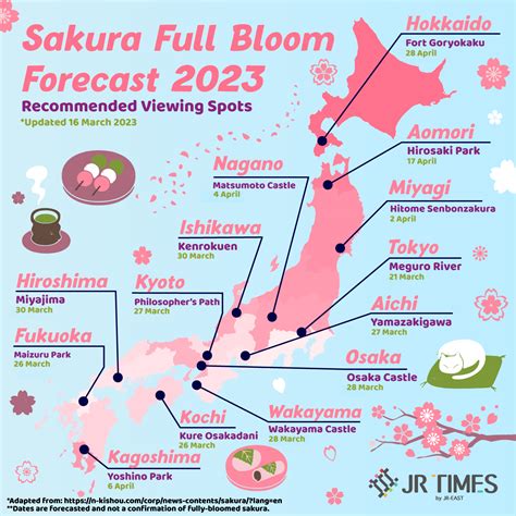 Sakura Forecast 2023 7 Recommended Spots For Cherry Blossoms In West