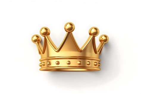 Premium Photo A Gold Crown With Dots