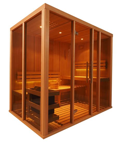 V2035 Vision Sauna Cabin Vision Glass And Hemlock Saunas Home
