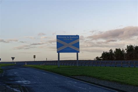 Welcome To Scotlandborderscottish Borderscotlandflag Free Image