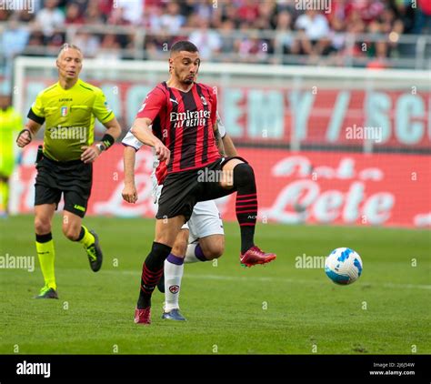 Rade Krunic Ac Milan During The Italian Championship Serie A Football