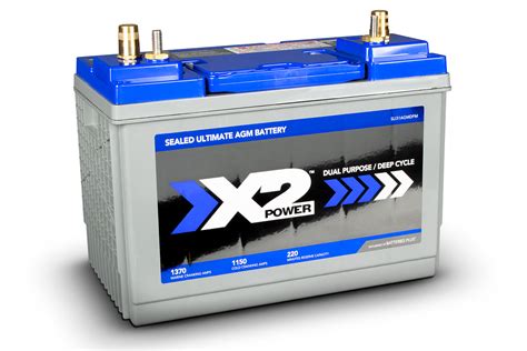 Fishing Gear X2 Group 31m 12 Volt Agm Marine Battery In Fisherman