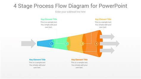 5 Stage Process Flow Diagram Template For Powerpoint Keynote Labb By Ag