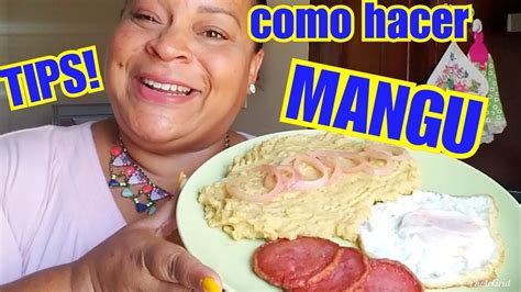 Como Hacer Mangu Dominicano Youtube