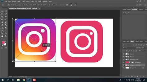 How To Create Instagram Logo In Adobe Photoshoptutorial Instagram