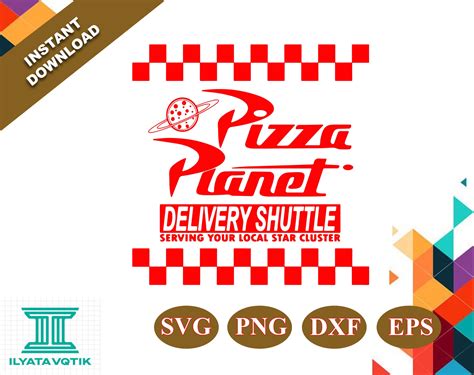 Pizza Planet Logo SVG Disney Pixar Toy Story SVG svg png | Etsy