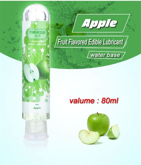 Fruit Flavor Edible Water Based Oral Enhancement Body Lubricant Lube