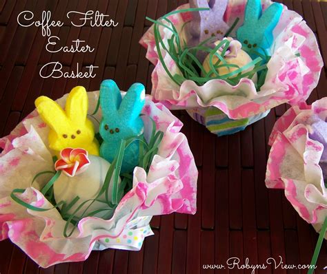 Diy Coffee Filter Easter Treat Baskets Daily Dish Magazine Easter