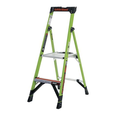 Little Giant Aluminum 4 Step Safety Ladder 45 12l X 36h