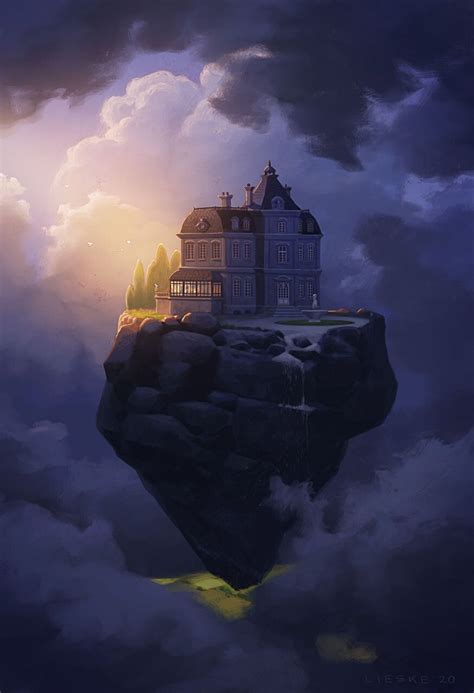 Cloud Mansion By Daniel Lieske Cloud Drawing Painting And Drawing Game
