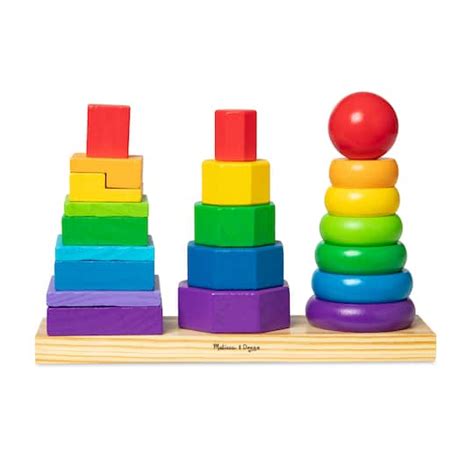 Melissa And Doug® Geometric Stacker Toddler Toy Michaels