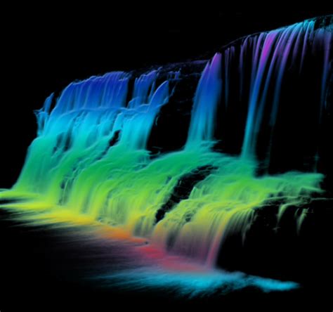 Rainbow Waterfall By Kelsbennett1 On Deviantart