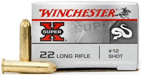 Winchester Snake Shot 22lr 12 Shot Ammo 50 Rounds Ventura Munitions
