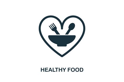 Healthy Food Icon Grafik Von Aimagenarium · Creative Fabrica