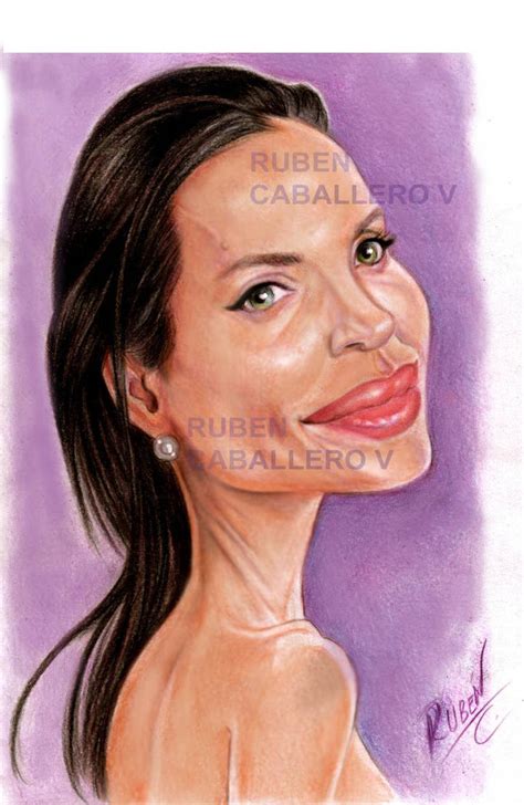 Angelina Jolie Caricatura By 19artyman66 On Deviantart