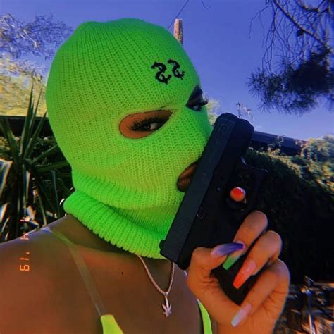 Gangsta Ski Mask Aesthetic Boys εɱρσωε૨ σµ૨ εɱρเ૨ε ♛ Black