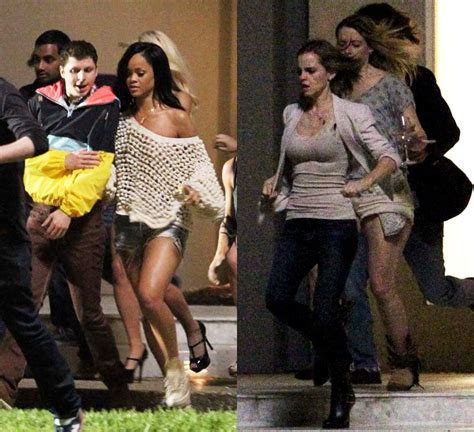 First Photo Of Rihanna And Emma Watson On The Set Of The End Of The World