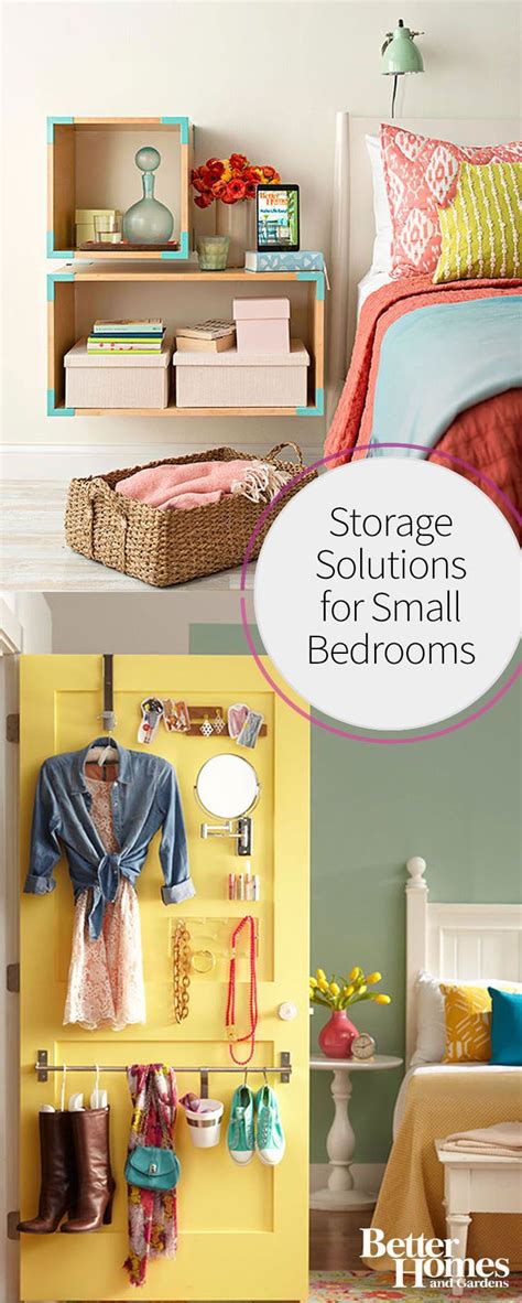 Orient the bed to the window. Storage Solutions for Small Bedrooms | Tiny closet, Smart ...