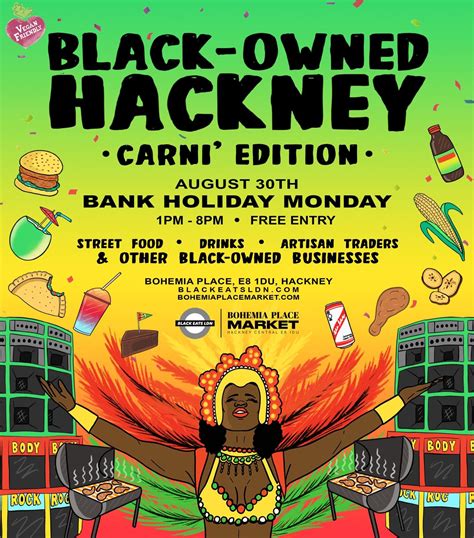 black owned hackney carnival edition — bohemia place market