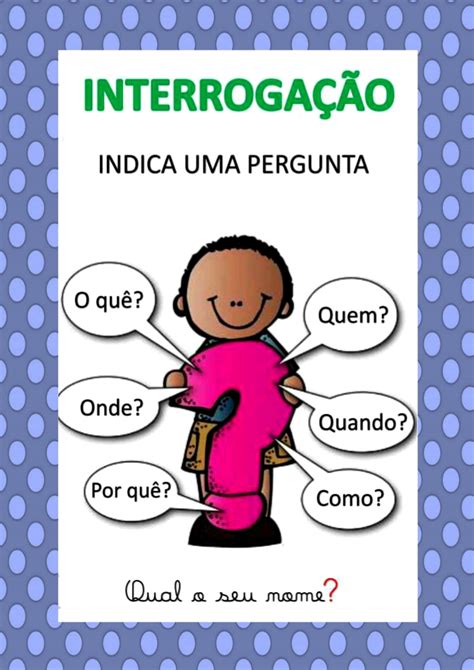 Cartaz Sinais De Pontuação