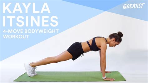 Kayla Itsines Go To 7 Minute Bodyweight Workout Youtube