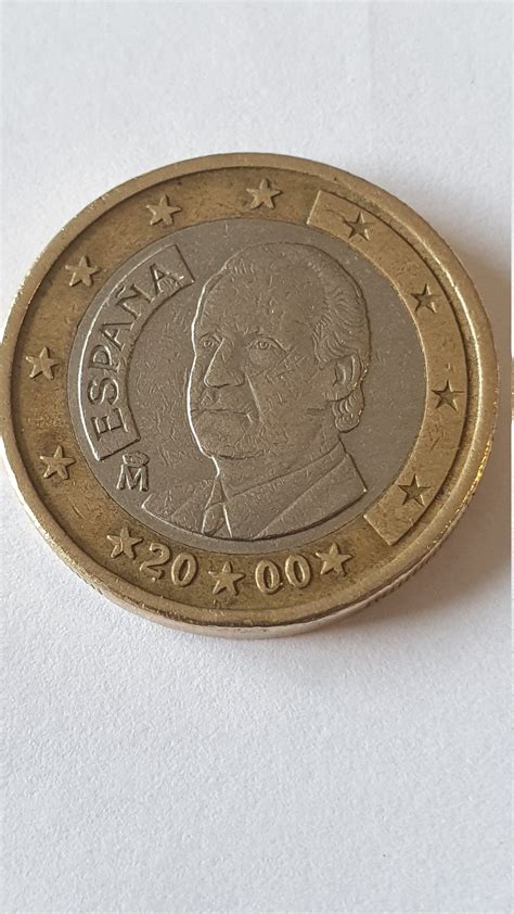 Pièce De 1 Euro Espagne 2000 Très Rare Etsy France