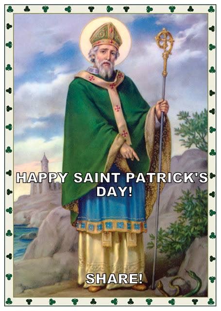 Catholic News World Saint March 17 St Patrick Patron Of Ireland