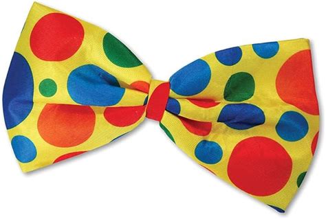 Amazon Com Jumbo Spotty Clown Bow Tie Clothing