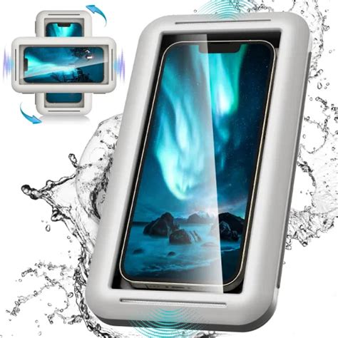 Dropship Shower Phone Holder Waterproof Case Anti Fog Hd Touchscreen