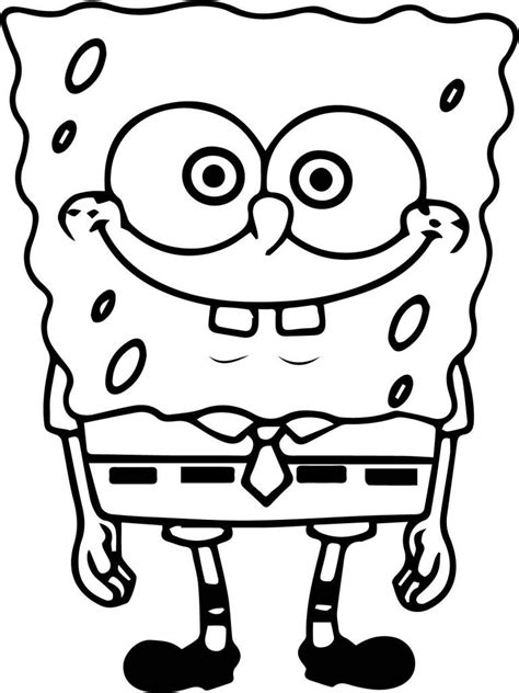 Sponge Sunger Bob Comic Happy Coloring Page Wecoloringpage Com