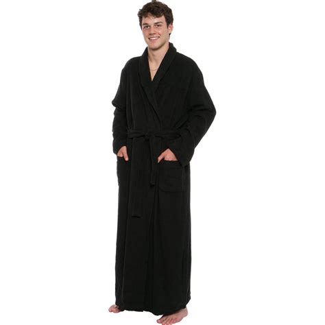 Ross Michaels Mens Big And Tall Cotton Terry Robe Lightweight Luxury