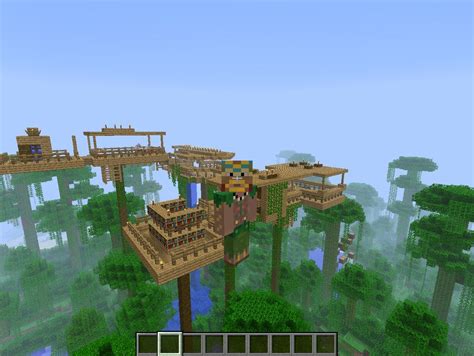 Jungle Treehouse Minecraft Project