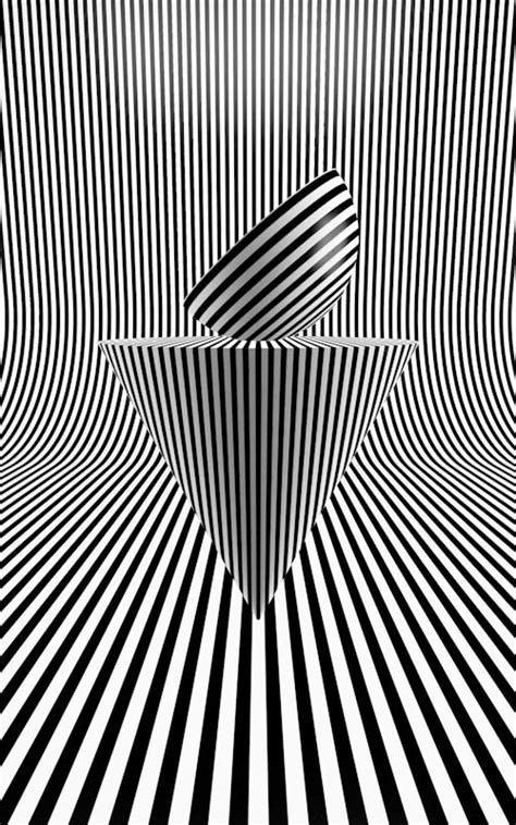 20 Beautiful Examples Of Design Trend Op Art Optical Illusions Art