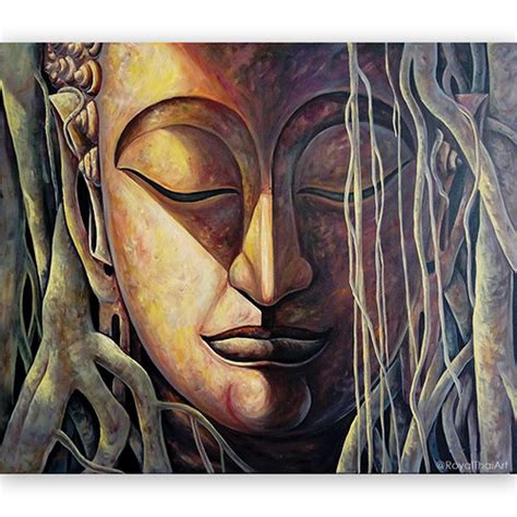 Best Thai Buddha Art Paintings For Sale L Royal Thai Art