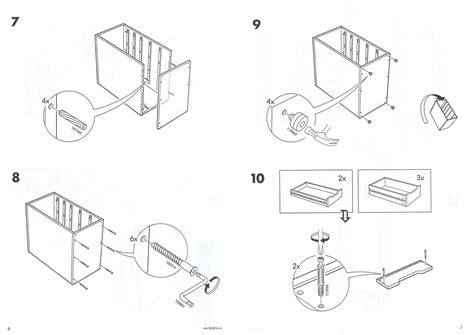 Ikea Instruction Details Ikea Instructions Technical Illustration