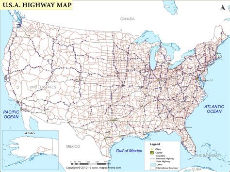 Wall Map Of United States Interstate Highways Map Resume Examples