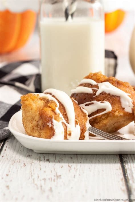 · want to up your monkey bread recipe game? Pumpkin Monkey Bread - Kitchen Fun With My 3 Sons