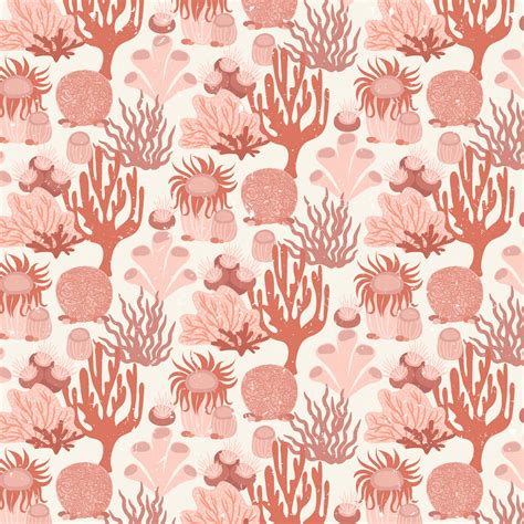 Vector Coral Reef Seamless Pattern 542297 Vector Art At Vecteezy